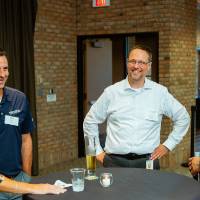 Guests at the Engineering Design Project Preview Event